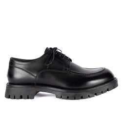 IVAN 91018<br>Black Chunky Derby Shoes