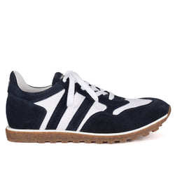 SPORT 6500<br> White & navy sneakers