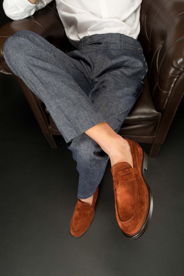 BRIAN 57020<br>Penny Loafer Redwood