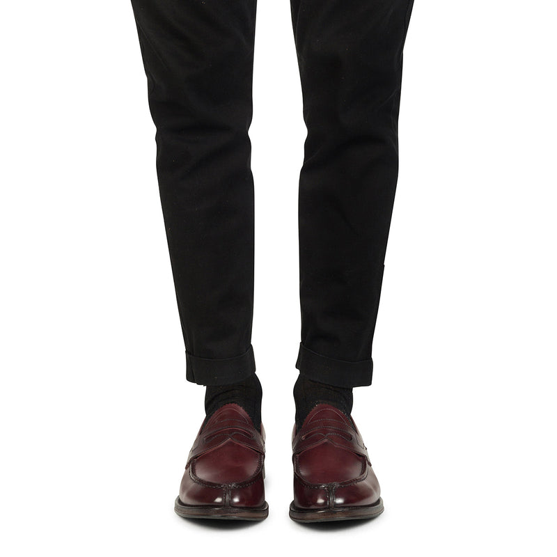 ETHAN 83016<br>Penny loafers burgundy